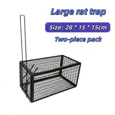 x2 Rat Trap Mouse Catcher Humane Cage Live Animal Rodent Mice Indoor Outdoor