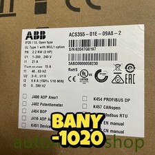 ACS355-01E-09A8-2 ABB inverter 2.2KW single item 220V new Via DHL or FedEx