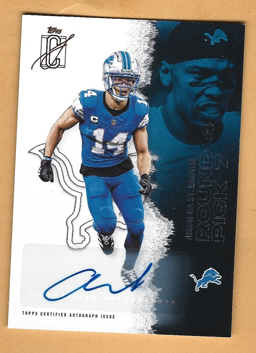 2025 Topps Signature Class Amon-Ra St. Brown Auto #19