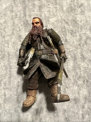 Lord Of The Rings Gimli With Axe Action Figure 2002 Toy Biz