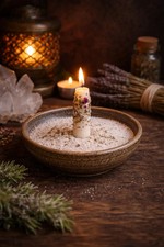 Świeca rytualna rytualna – manifestacja miłości ochrona związek kariera energia