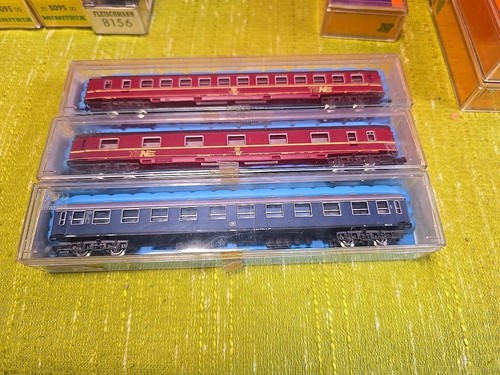 3x Rivarossi 9525/2x 9519 Schlafwagen 1./2. Klasse WLABmh Unbenutzt? | Zustand: Neu