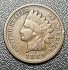 1889 Indian Head Cent Penny 1C