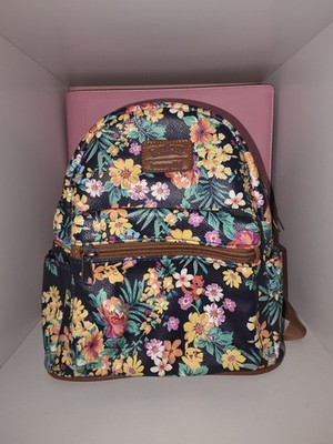 Loungefly Pokemon Hawaiian Print Mini Backpack Featuring Kanto Starters