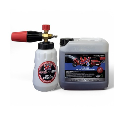 #ad Touchless Car Wash Soap PRO 100 1 Gallon w Foam Cannon Commercial $125.64