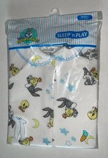 VHTF VINTAGE NEW BABY LOONEY TUNES SLEEP N PLAY SLEEPER MEDIUM 13-16 Lbs B5