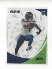 2021 Chronicles Clear Vision Rookie Blue #21 D'Wayne Eskridge RC Seahawks /99