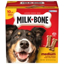 Milk-Bone Original Dog Biscuits, Medium Crunchy Dog Treats, 10 lbs