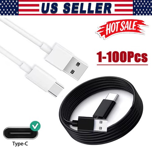 USB Type C Data Cable 5A Fast Charging USB-A to USB-C Charger lot Cord For Phone