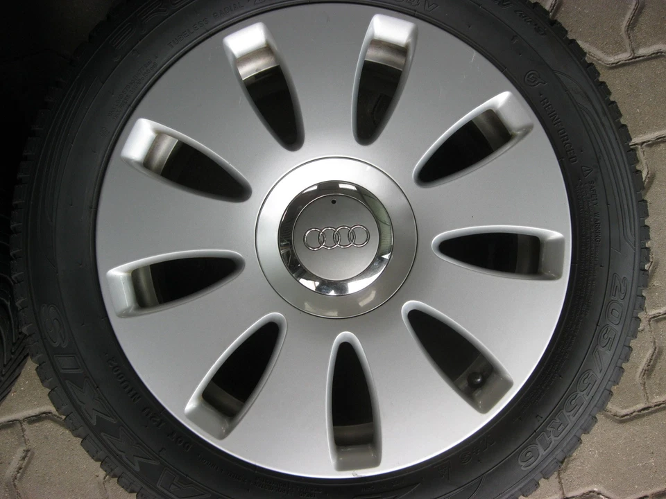 Kompletträder Alufelgen Ganzjahresreifen Audi A4 B7 8E 7Jx16 ET42 205/55R16 94V - Bild 3 von 4