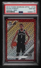 2019 Panini Donruss Optic Choice Red Prizm 31/88 Kevin Durant PSA 10 GEM MT 1j6