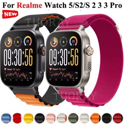 Uhrenarmband Nylon Sport Für Realme Watch 5 S2 3 3 Pro S S Pro 2 2 Pro Armband