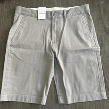 Crewcuts Stanton Chino Shorts Size 14 Kids J Crew Adjustable Gray NWT Boys