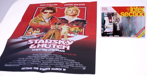 Starsky & Hutch 2004 movie poster with Inter Section Gran Torino booklet-NEW-84g