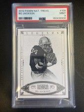2012 Panini National Treasures Football Bo Jackson #/99 PSA 9 Pop 1, None Higher