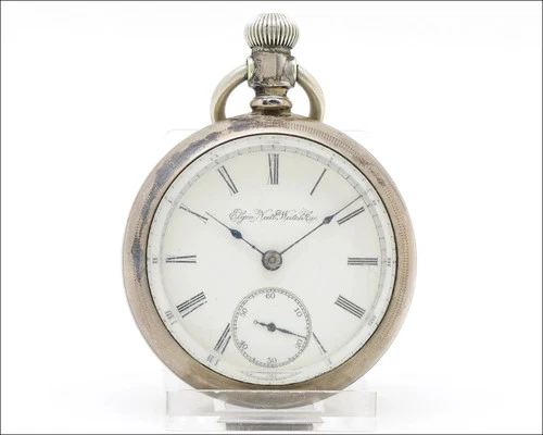 Antique c. 1910 Elgin Grade 294 18s 7j Pocket Watch Philadelphia Silverode Case