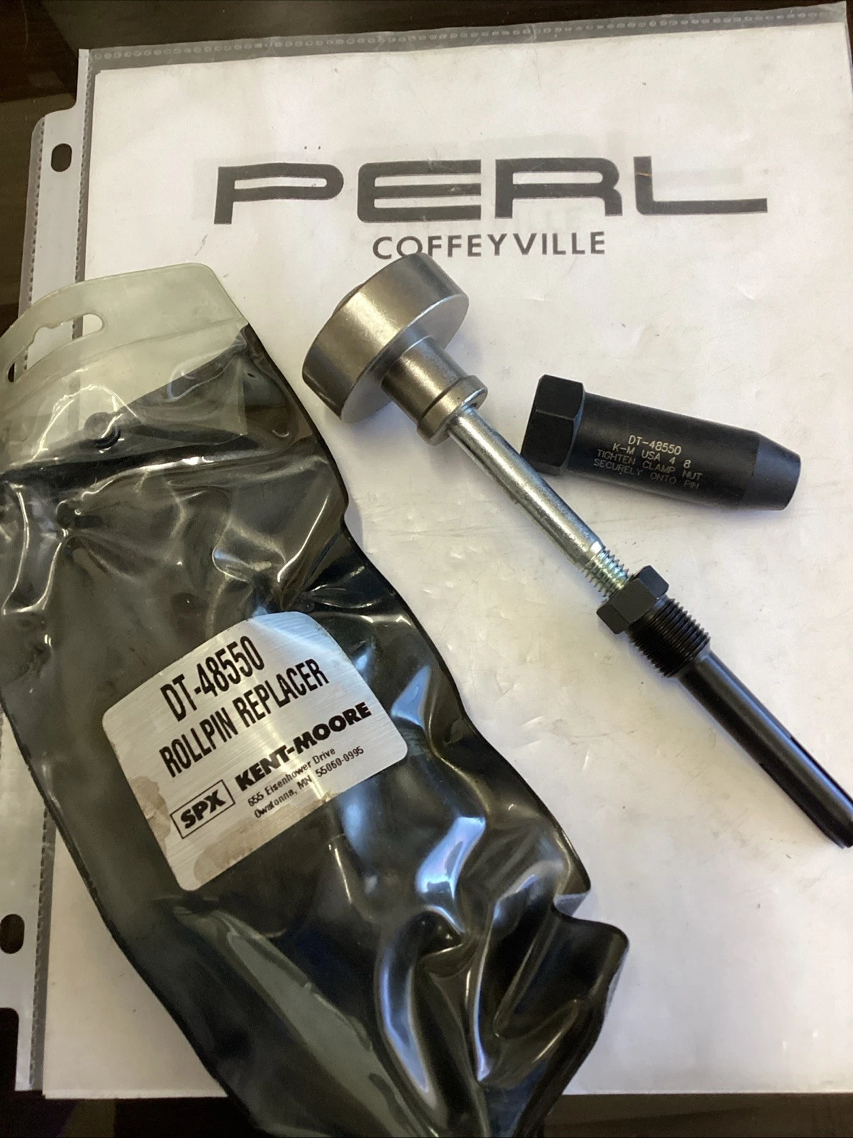 DT-48550 Manual Shaft Roll Pin Replacer Tool