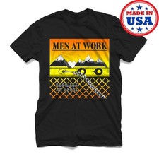 NEW Men at Work band black T-shirt Unisex All sizes S to 45Xl MI4953