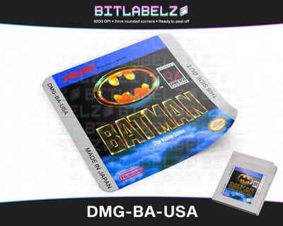 Batman: The Video Game [DMG-BA-USA] Game Boy Label