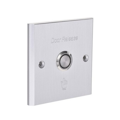 Freigabe Druckknopf Schalter 12V LED Anzeige Edelstahl 86mmx86mm