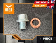 OIL SUMP DRAIN PLUG fits NISSAN MICRA ALMERA NAVARA 350Z 200SX + Washer : EMS