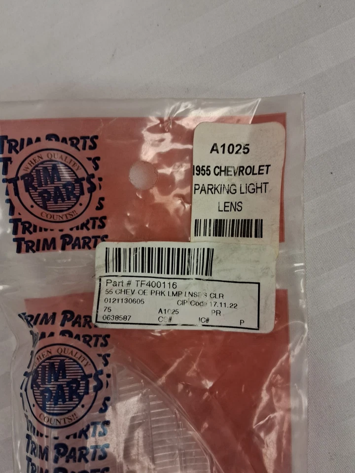 Chevrolet Bel Air 210 150 1955 luz de estacionamiento lente transparente Foto 2 de 3