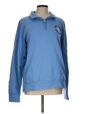 LEAGUE Women Blue Sweatshirt L