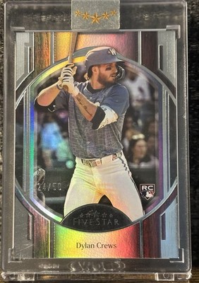 2025 Topps Five Star - Dylan Crews RC /50 Encased