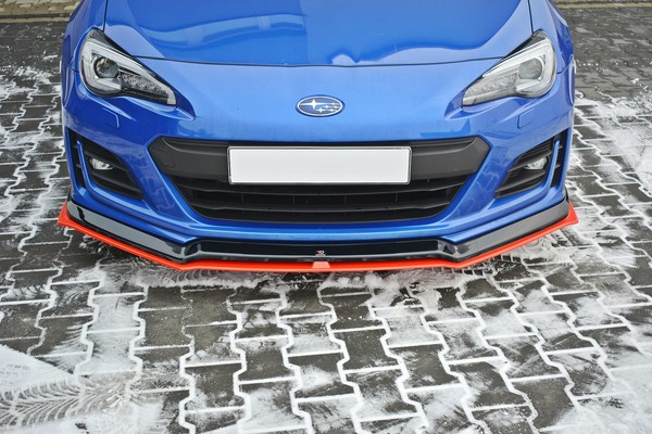 Maxton Design Frontlippe V.5 Passend FüR Subaru BRZ Mk1 FL Schwarz Hochglanz-image