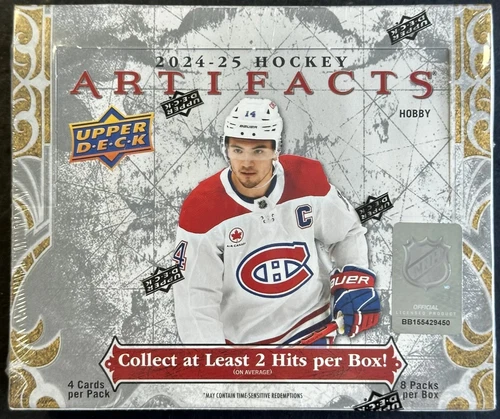 2024-25 Upper Deck Artifacts Hockey Hobby Box Sealed Celebrini RC Year