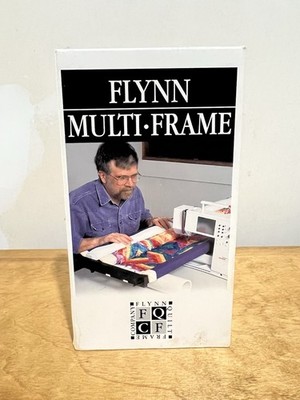 Flynn Multi-Frame VHS Tape Sewing Quilt Machine Instruction John Flynn Montana