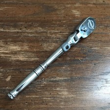 Snap On Tools USA 1/4" Drive Ratchet - Standard Handle LOCKING Flex Head - TX72