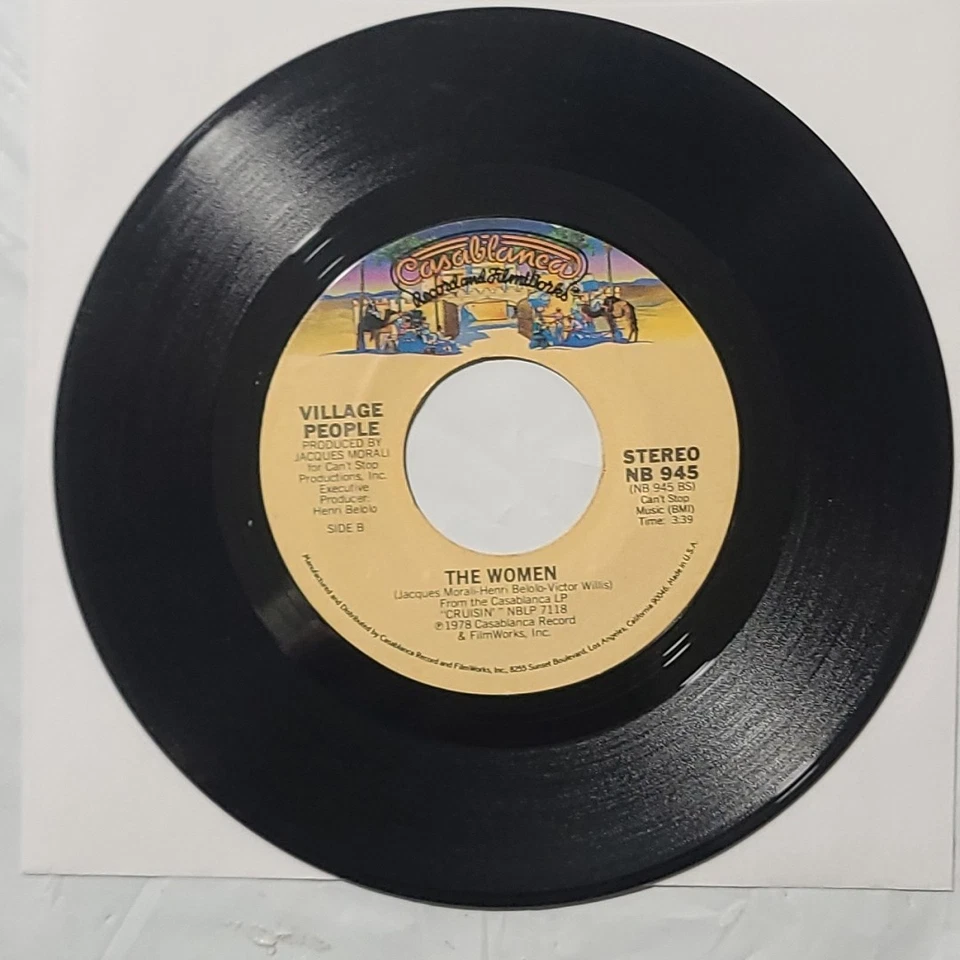Village People ~ YMCA/ The Women ~ Casablanca 45 RPM Record - Image 3 of 4