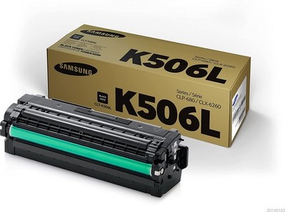 HP Samsung CLT-K506L Original Toner - Schwarz (SU171A) CLP-680 CLX-6260 Folie of
