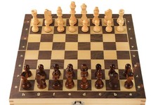 Magnetic Solid Wood Mini Folding Chessboard
