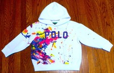 POLO RALPH LAUREN AUTHENTIC GIRLS BRAND NEW ORIGINAL HOODED SWEATSHIRT Sz 6, NWT