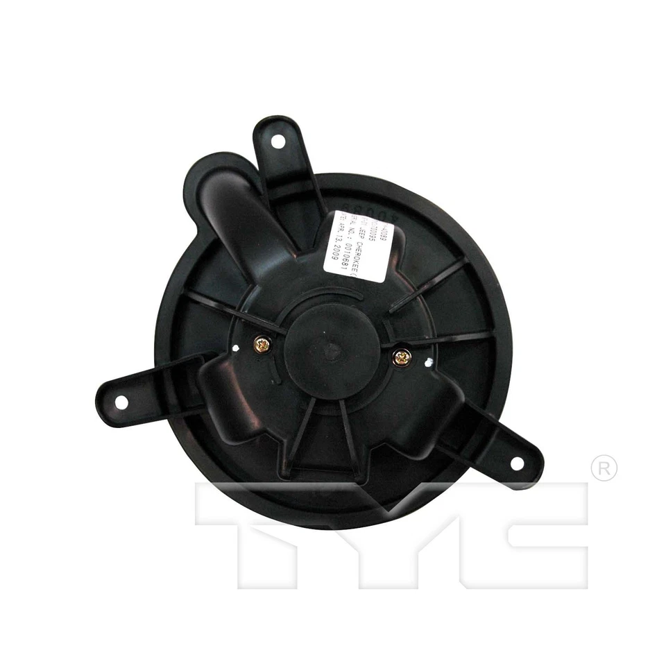 Motor de ventilador dianteiro TYC 1997-2001 Jeep Cherokee HVAC - Imagem 4 de 4