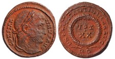 Roman - Constantine I the Great AD 306-337 Bronze Follis Rome genuine VF