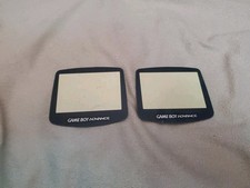 Lot Of 2 Nintendo Game Boy Advance GBA System Replacement Screen Lens Protector