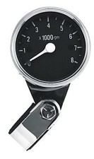 Stainless Steel Mini Electric Handlebar Tachometer For Harley