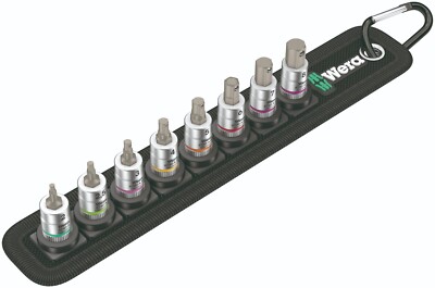 Wera 8740 Belt A 2 Zyklop In-Hex-Plus Socket Set 1/4'' Drive Metric 05003881001