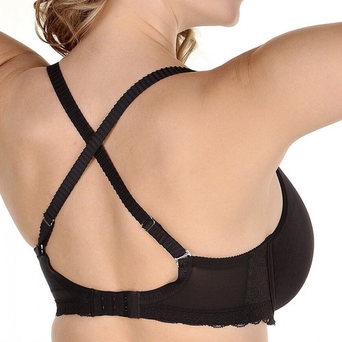 Reggiseno Chantelle C Chic Sexy Nero Taglia 40B Imbottito Distanziatore Multiway T-Shirt 3585 Nuovo - Foto 5 di 12