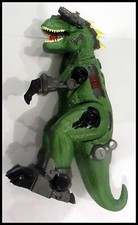 Green T-Rex Dinosaur 14" Walking, Lights  Sounds - SEE VIDEO