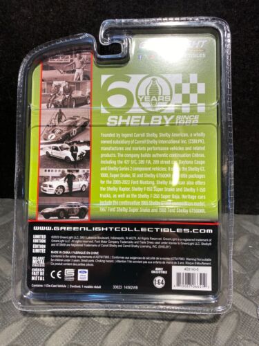 1/64 GRÜNES LICHT 60 JAHRE SHELBY SEIT 1962 2020 FORD MUSTANG SHELBY GT350R GRÜN - Bild 2 von 2