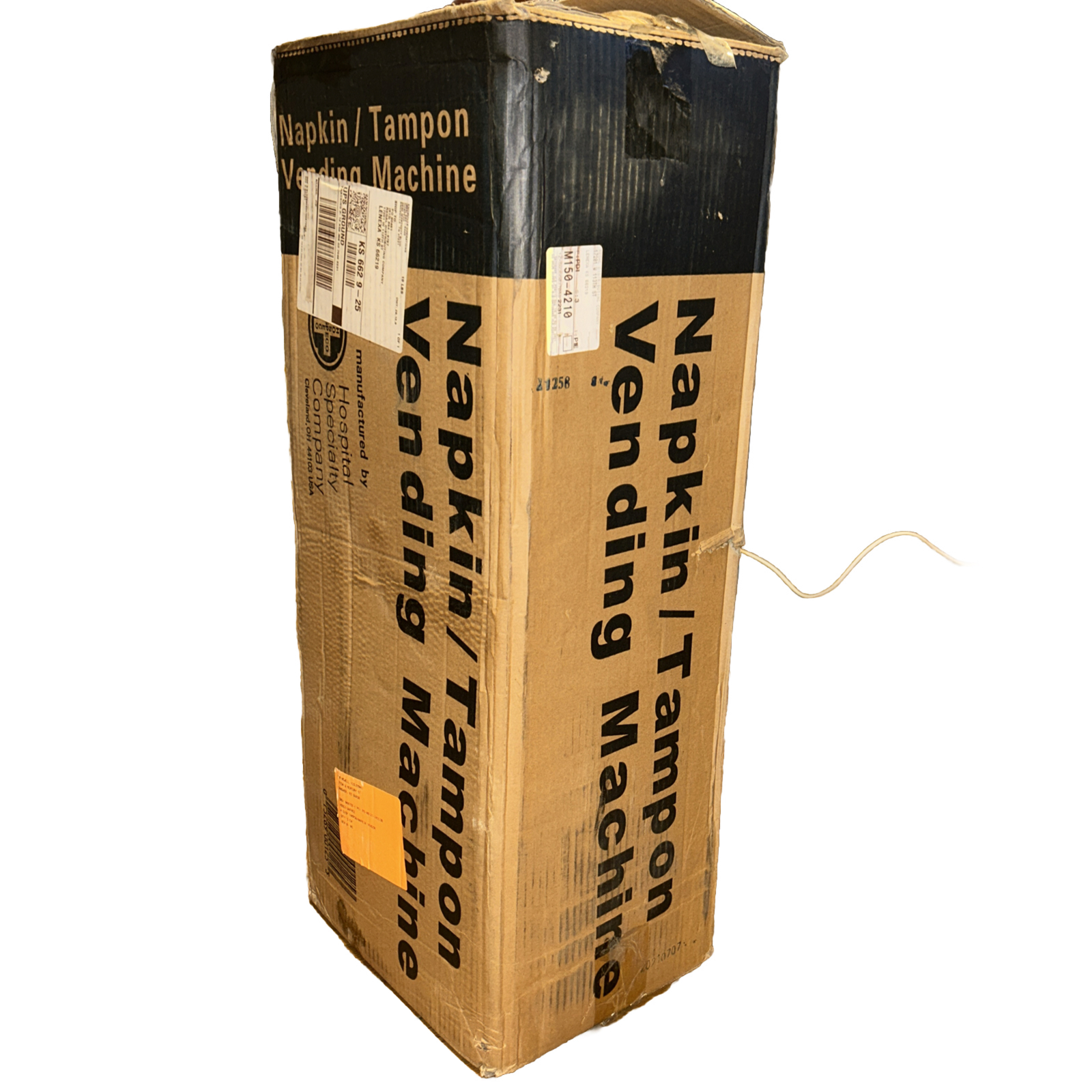 Hospeco Dual Sanitary Napkin Tampon Dispenser D1FREE, Feminine Hygiene Vending 75289001253 eBay