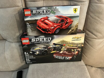 LEGO SPEED CHAMPIONS: Ferrari F8 Tributo (76895), Corvette C8