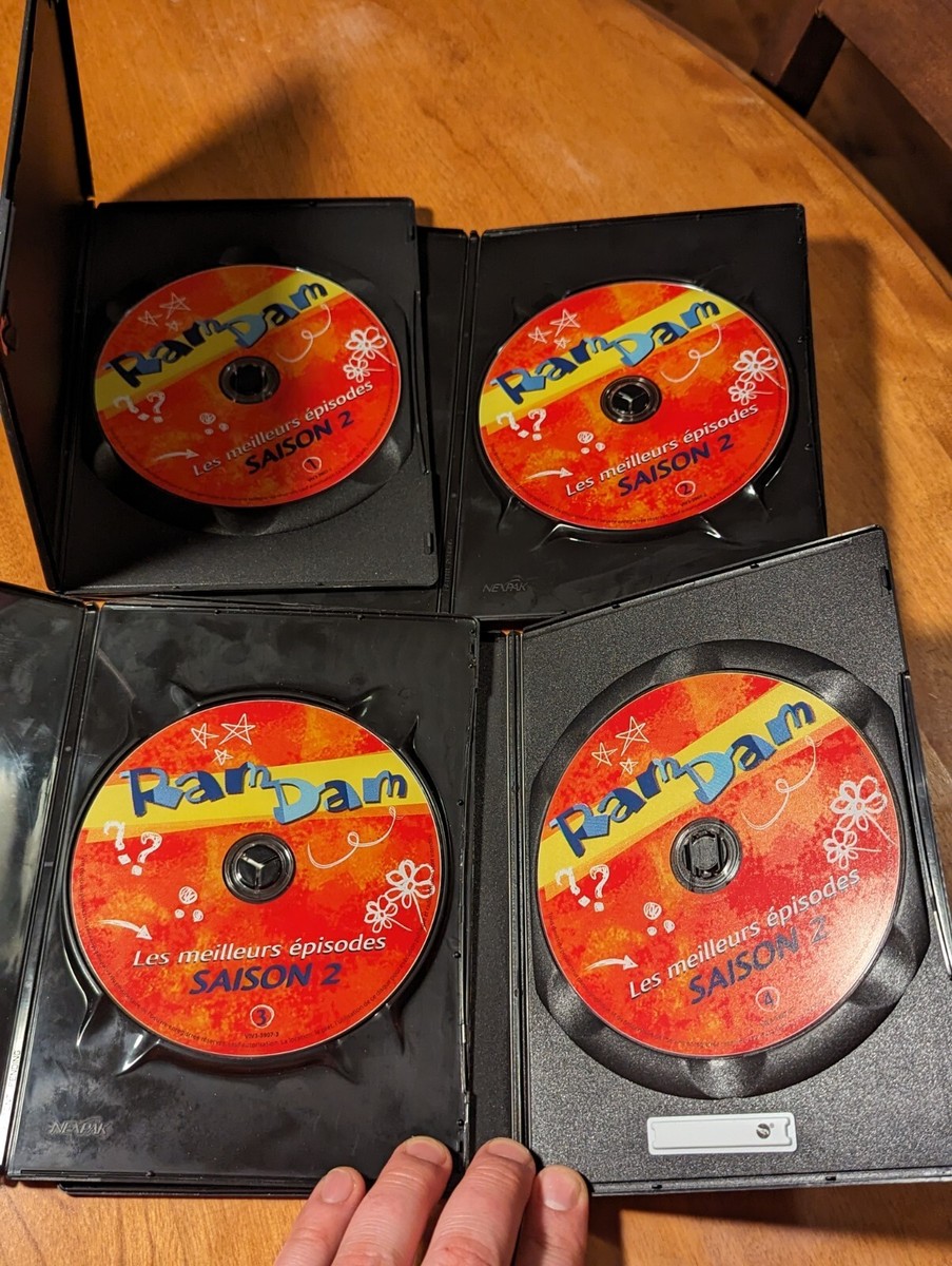 GrapeSEED DVD CDセット　DVD 1〜15 CD 1〜16 RAMDAM Coffrets Saisons 1 & 2 DVD sets Tele-Quebec (8 discs