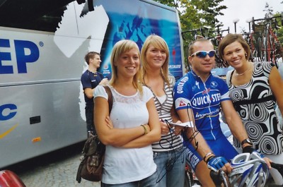 CYCLING repro PHOTO cyclist STEVEN DE JONGH QUICK STEP team signed