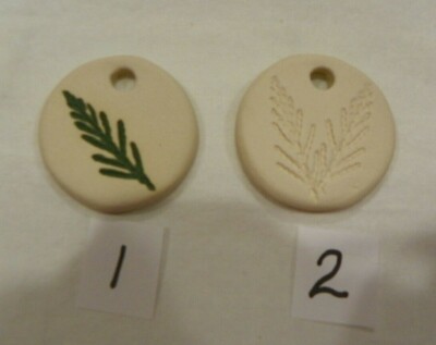 Handmade Essential Oil Diffuser Charm Pendant Ceramic Pottery by PotteryCabin