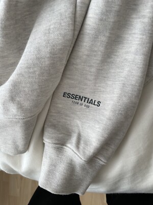 Fear of God Essentials Hoodie Oatmeal Size Medium Mens